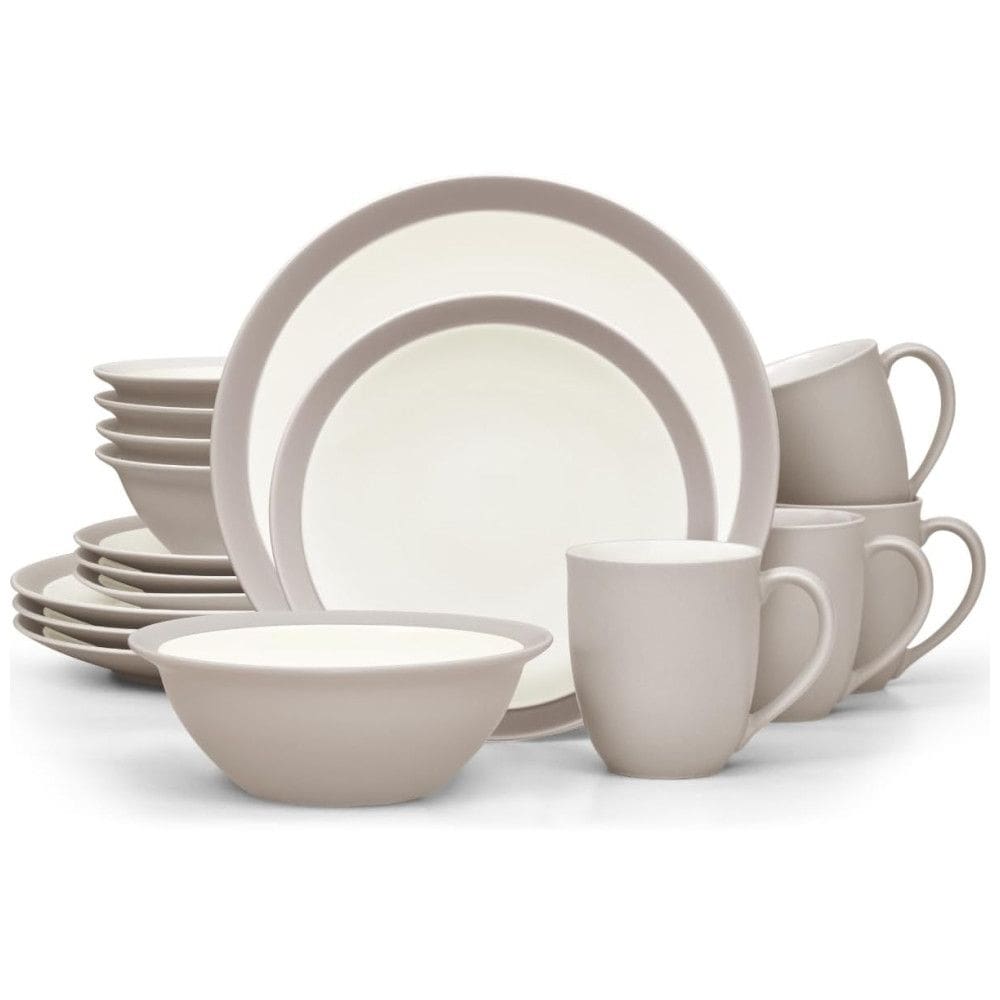 Aparelho de Jantar para Todas as Ocasiões, Elegância e Sofisticação para Sua Mesa com 16 Peças, Formato Redondo e Material de Cerâmica sem