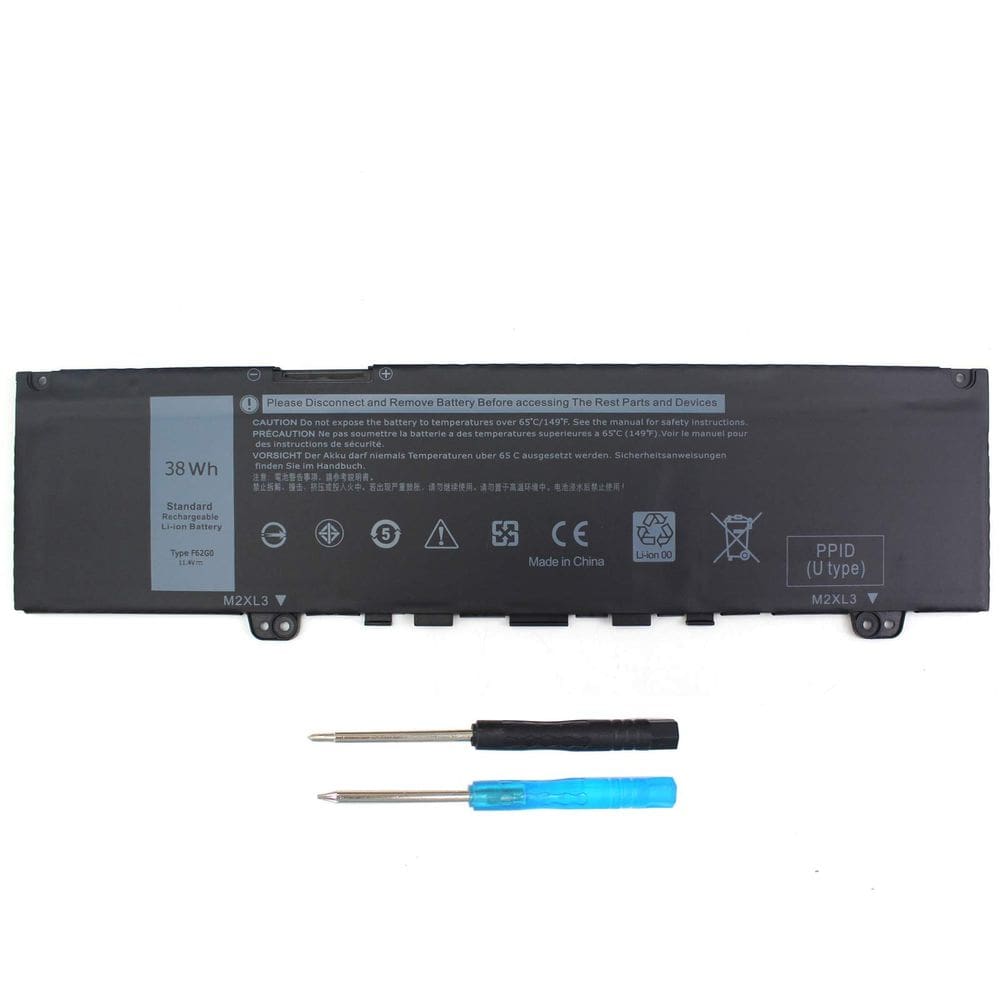 Bateria DMKAOLLK 38WH F62G0 11,4 V para Dell Inspiron 13 7000