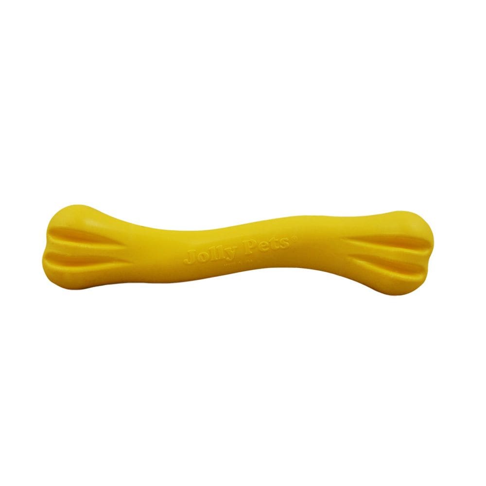 Brinquedo para animais de estimação Jolly Pets Jolly Bone Small Yellow Floatable