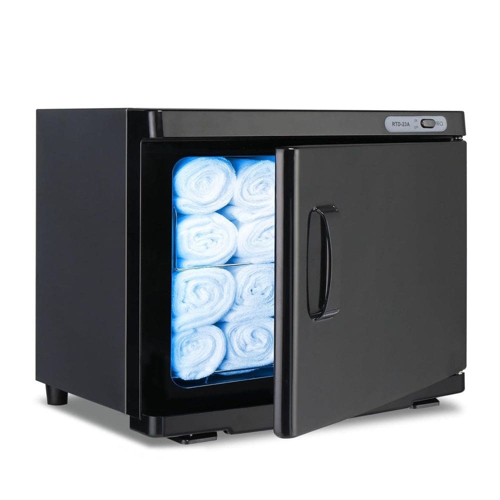 Aquecedor de Toalhas de 23L de Capacidade Ideal para Barbearia e Spas, 110V, Winado, Preto