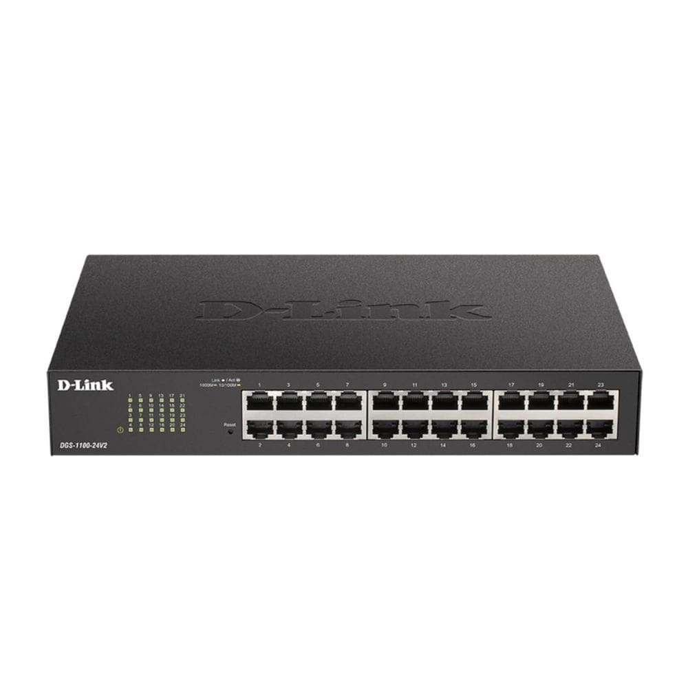 Switch D-Link de 24 portas Gigabit Smart Managed DGS-1100-24V2