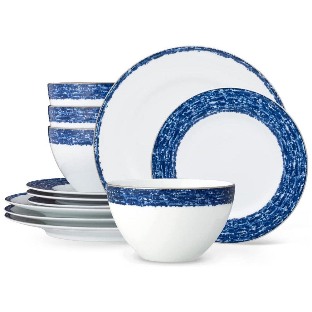 Aparelho de Jantar Para Todas as Ocasiões, Elegância e Sofisticação para Sua Mesa com 12 Peças, Formato Redondo e Material de Porcelana