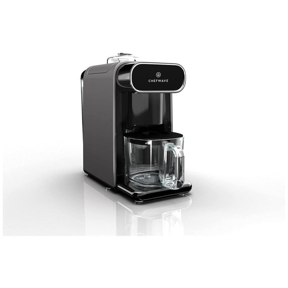 Máquina Automátia para Produção de Leite Vegetal como Soja e Amêndoa e Outros, 110v, CHEFWAVE, Preto