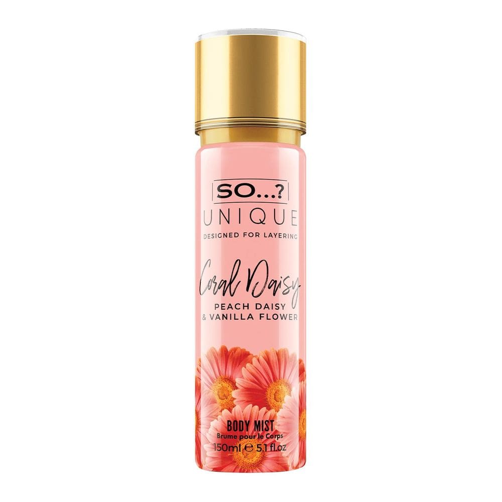 Perfume Body Mist Então...? Unique Coral Daisy 150ml para mulheres