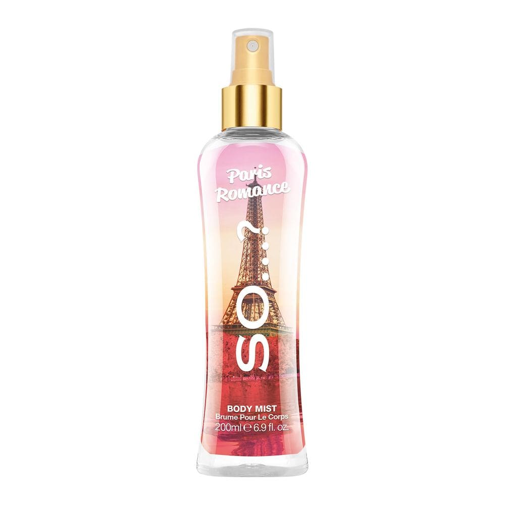 Perfume Body Mist Então...? Paris Romance 200ml para mulheres