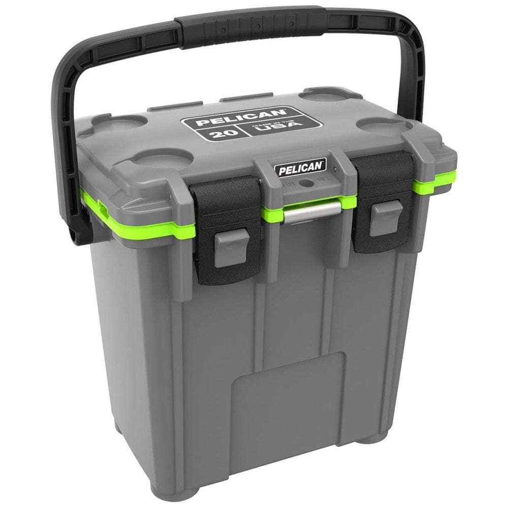 Cooler Térmico Portátil 20 Litros com Alça, Pelican, Cinza