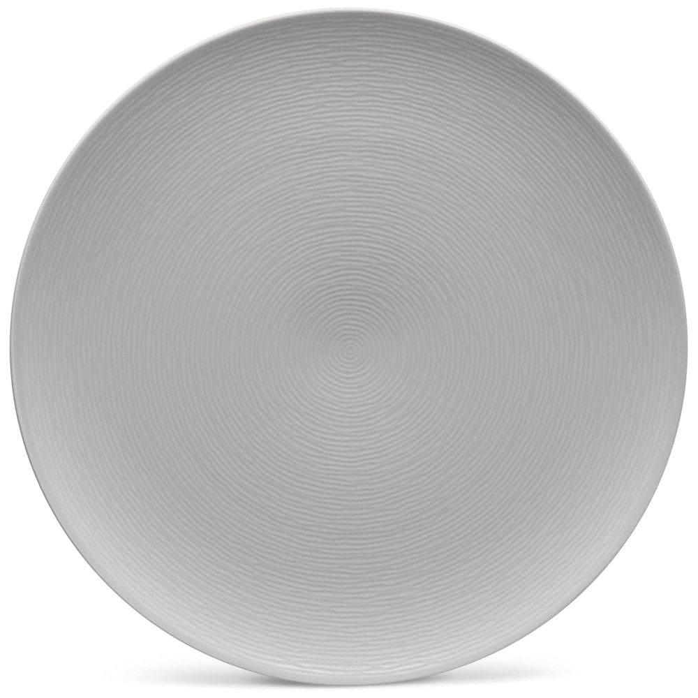 Prato em Porcelana com Formato Redondo e Material de Porcelana, Noritake 4390-537, Cinza
