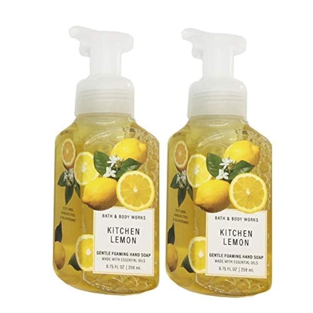 Sabonete espumante para mãos Bath & Body Works Kitchen Lemon (pacote com 2)