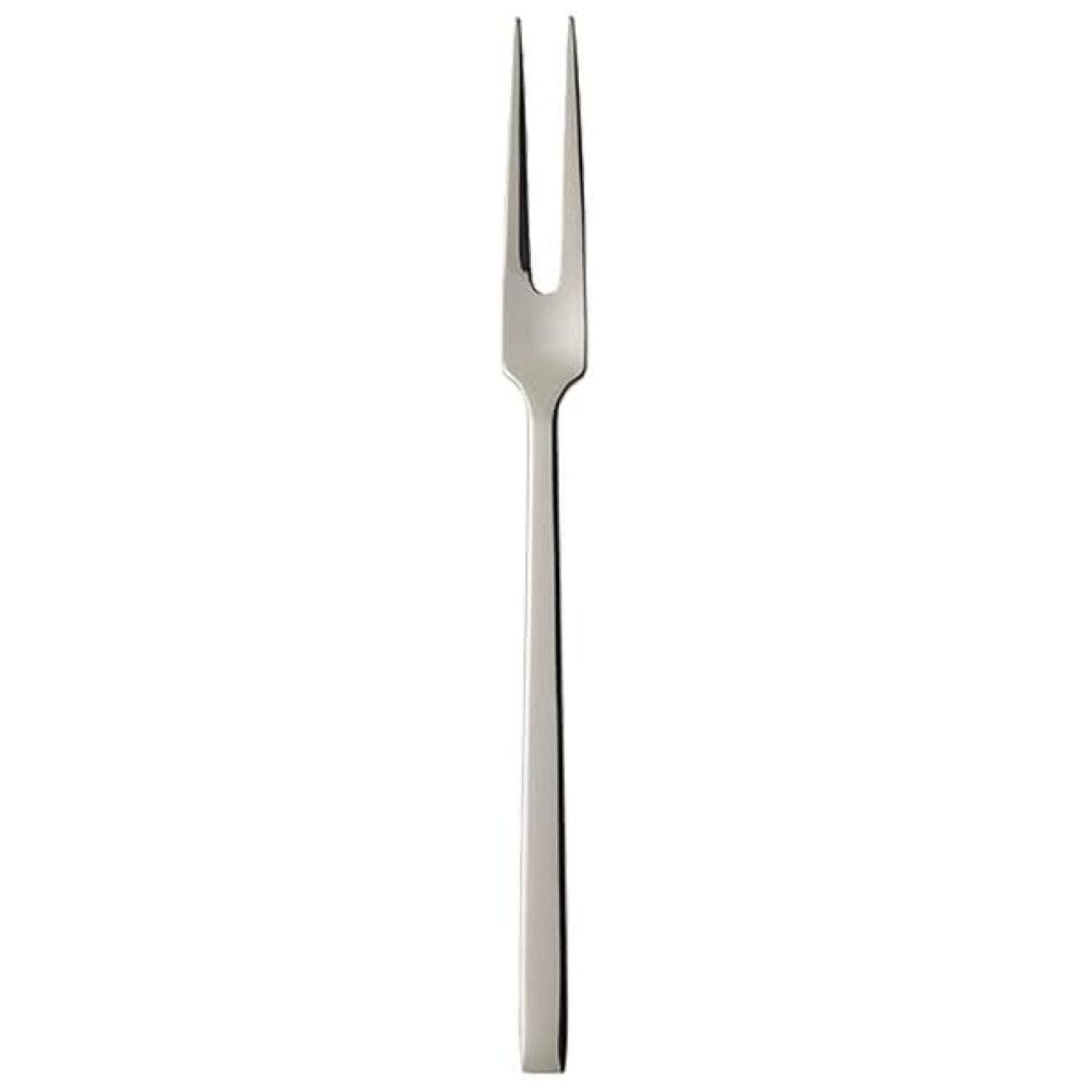 Garfo para Carnes em Aço Inoxidável de 194mm, Ideal para Servir Carnes com Elegância e Precisão, Villeroy Boch La Classica, Prata