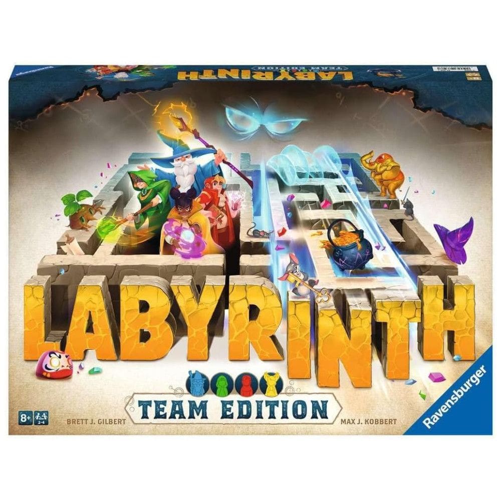Jogo de Tabuleiro Ravensburger Labirinto Edição em Equipe para Família - Crianças e Adultos a partir de 8 Anos
