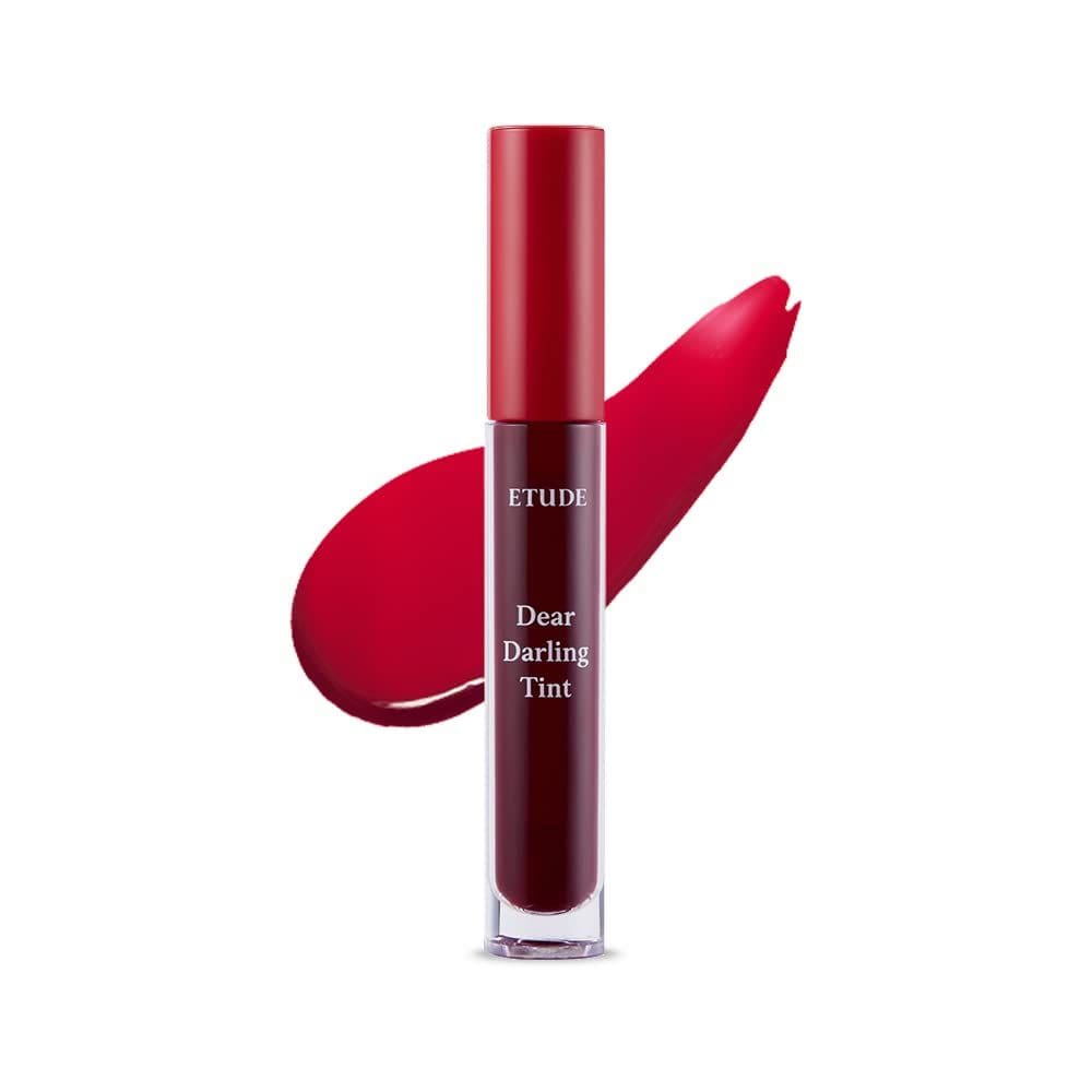 Tinta labial ETUDE Dear Darling Tinta de gel de água Drácula Red RD302
