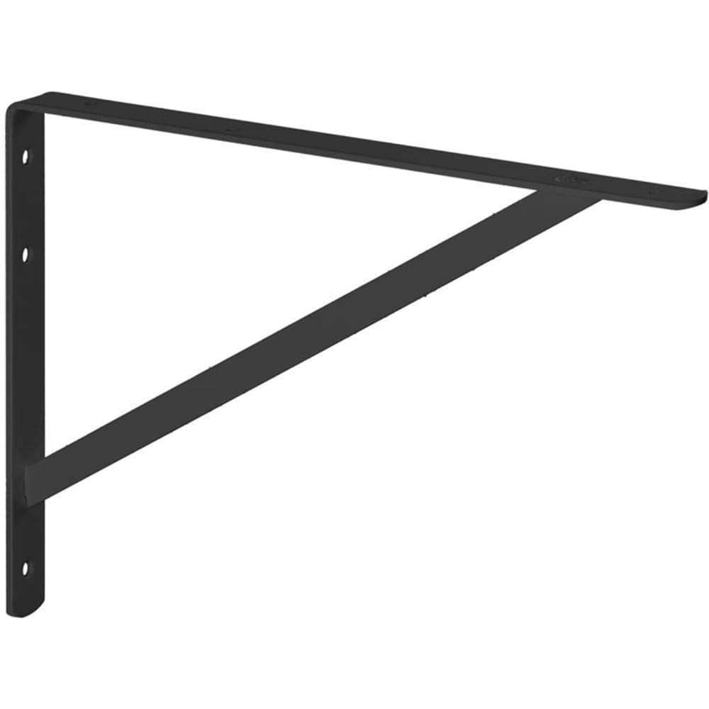 Mão Francesa Leve 40 cm Preta - MFL-40-PR - MULTIVISÃO