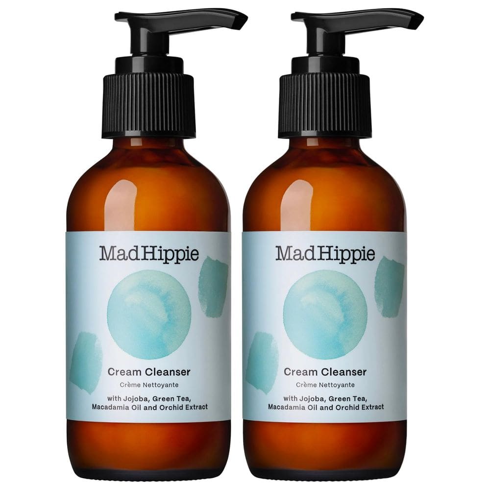 Creme de limpeza Mad Hippie, pacote com 2 unidades com ácido hialurônico, 120 ml