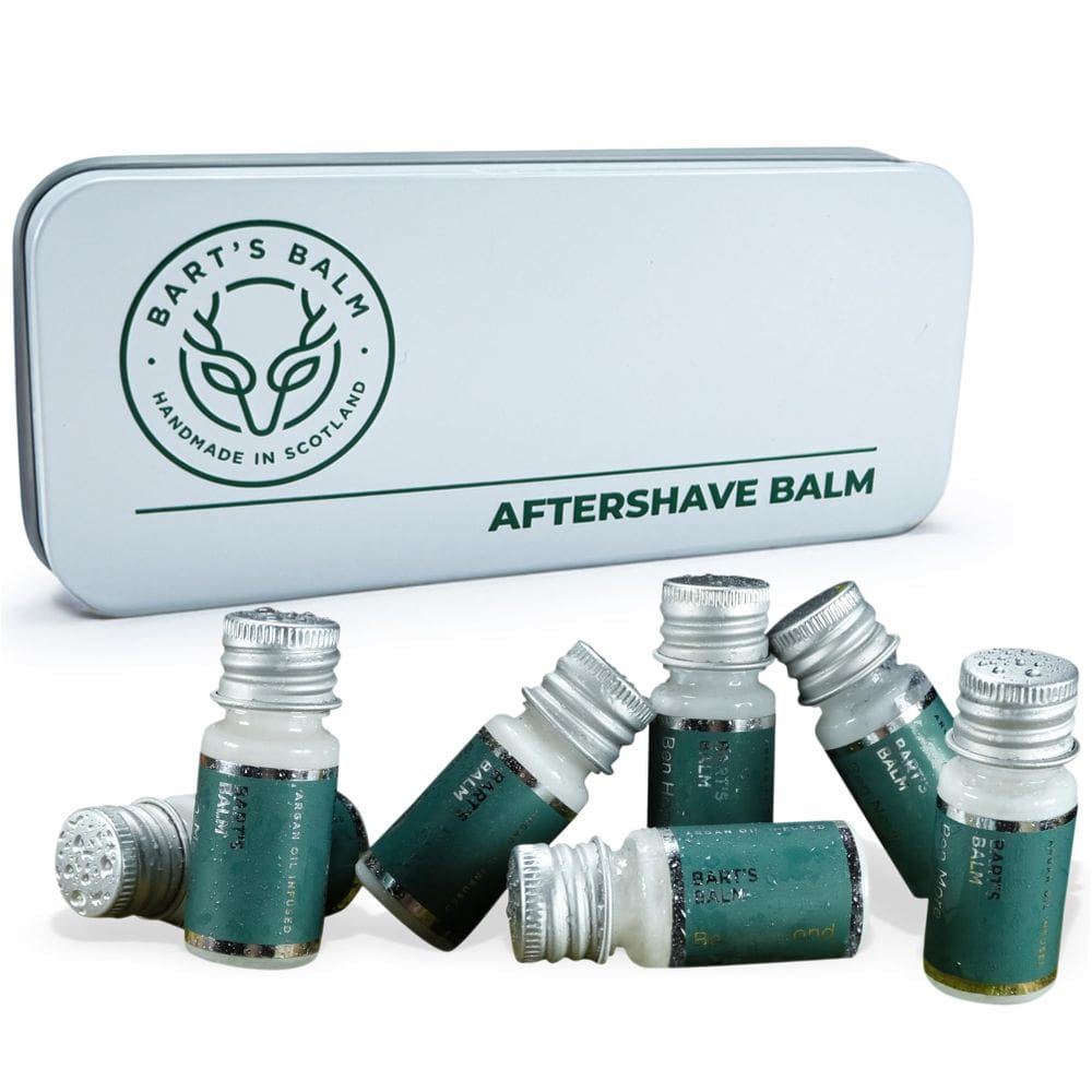 Bálsamo pós-barba Bart`s Balm feito à mão para homens com óleo de argan