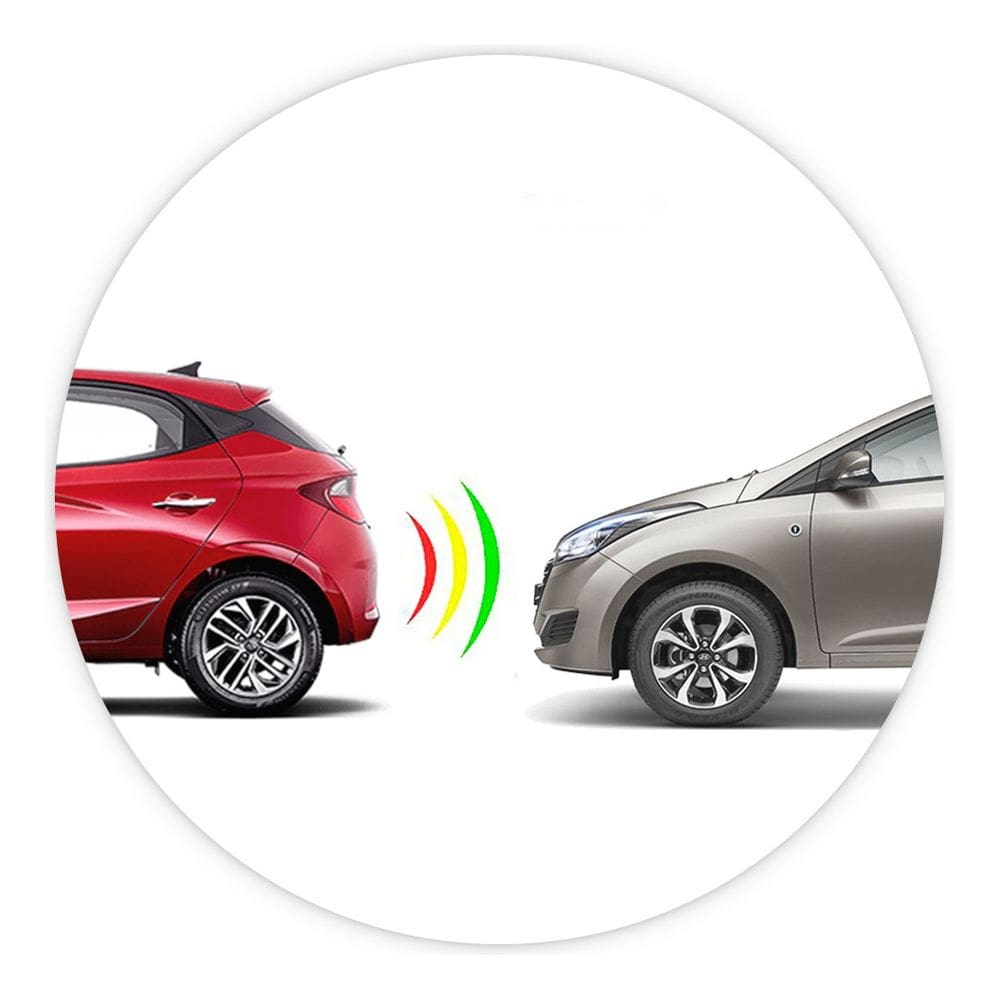 Sensor de Estacionamento Embutido 4 Pontos 16mm Branco KX3