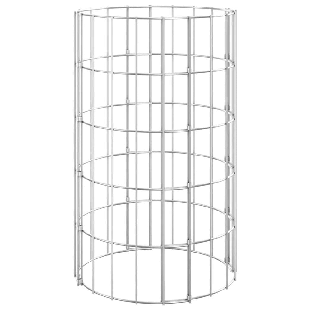 Gabion Pole VidaXL Aço à prova de ferrugem e resistente às intempéries 30x50cm