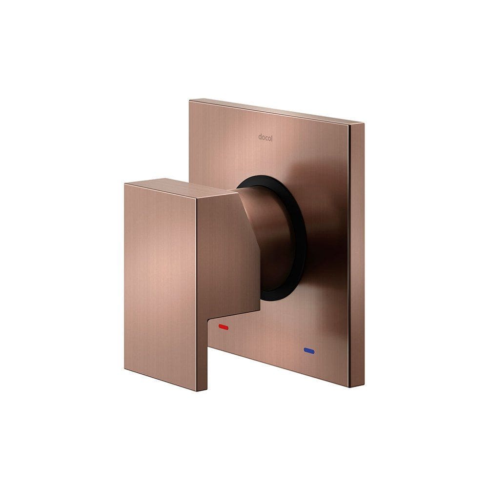 Acabamento Monocomando Chuveiro e Ducha Higiênica Docol New Edge para Base Deca 90021756069 Cobre