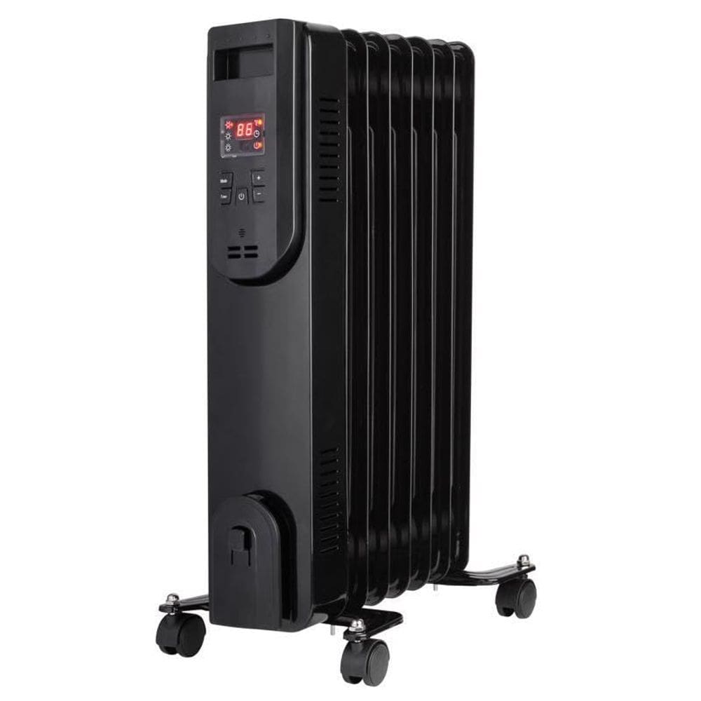 Aquecedor elétrico digital cheio de óleo PerfectAire 160 pés quadrados 5120 BTU