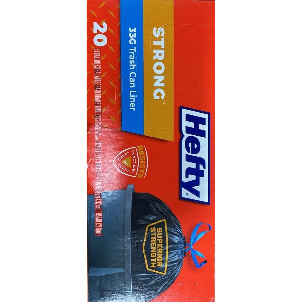 Saco de lixo Hefty Cinch Sak 20 unidades 125 L extra grande