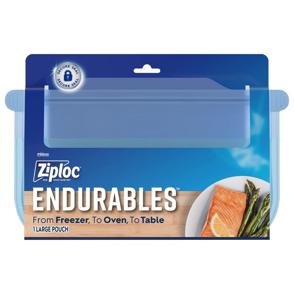 Bolsa de armazenamento de alimentos Ziploc Endurables 8 xícaras de silicone