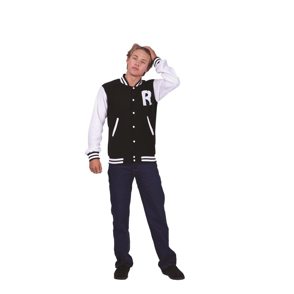 Blusão RG Costumes Letterman para homem azul GG