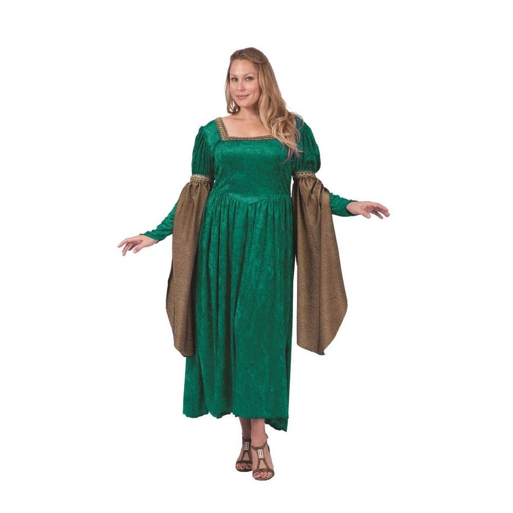 Fantasia feminina plus size Renaissance Queen, traje RG, roxo, XXL