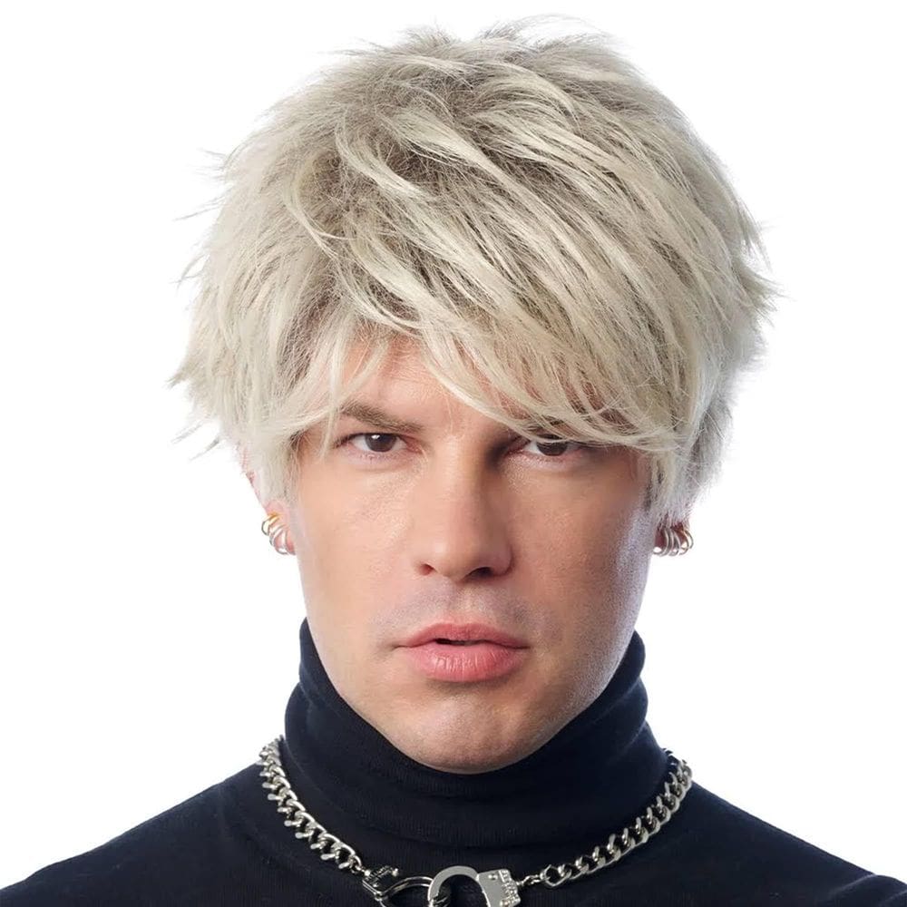 Peruca Franco American Novelty Company Rap Rocker Loiras Masculinas