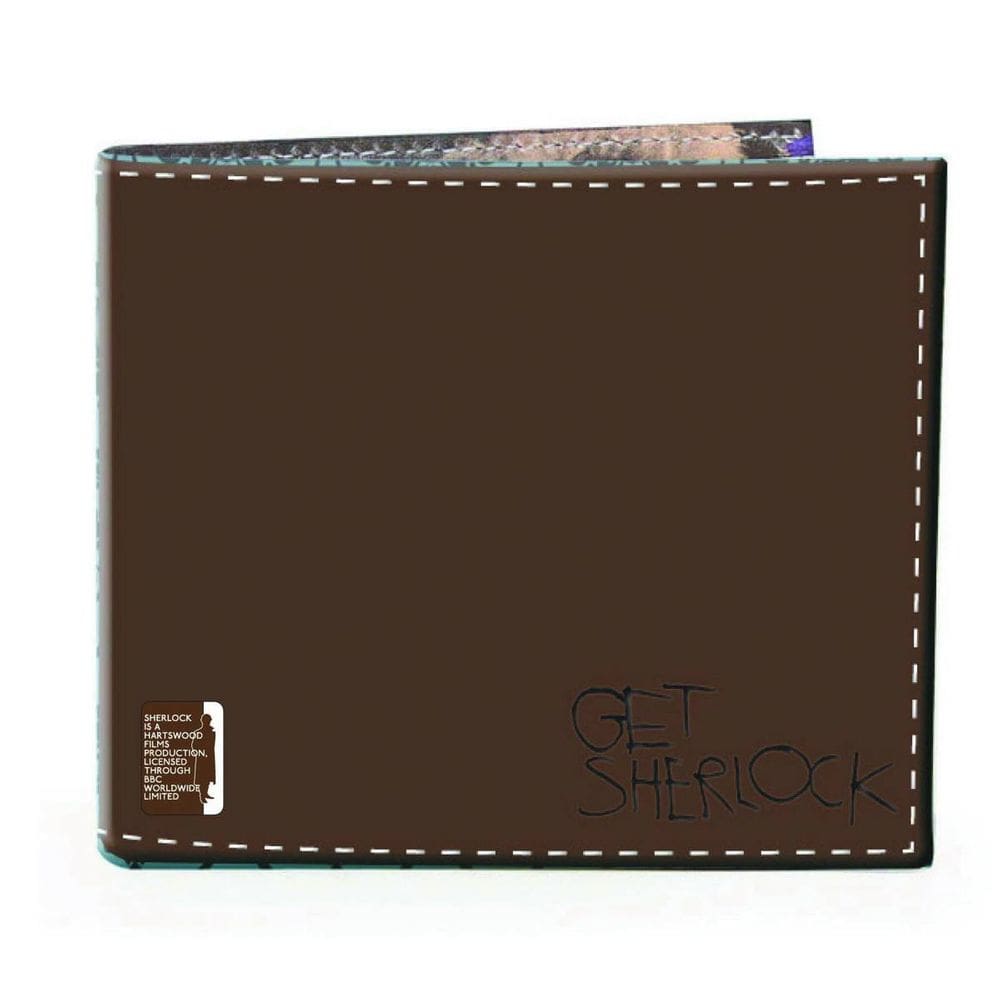 Carteira Seven20 Sherlock Holmes Get Sherlock Brown para homens
