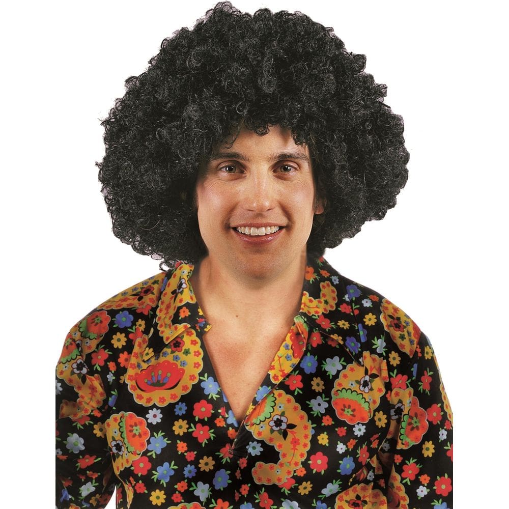 Peruca RG Costumes Afro Medium Preta