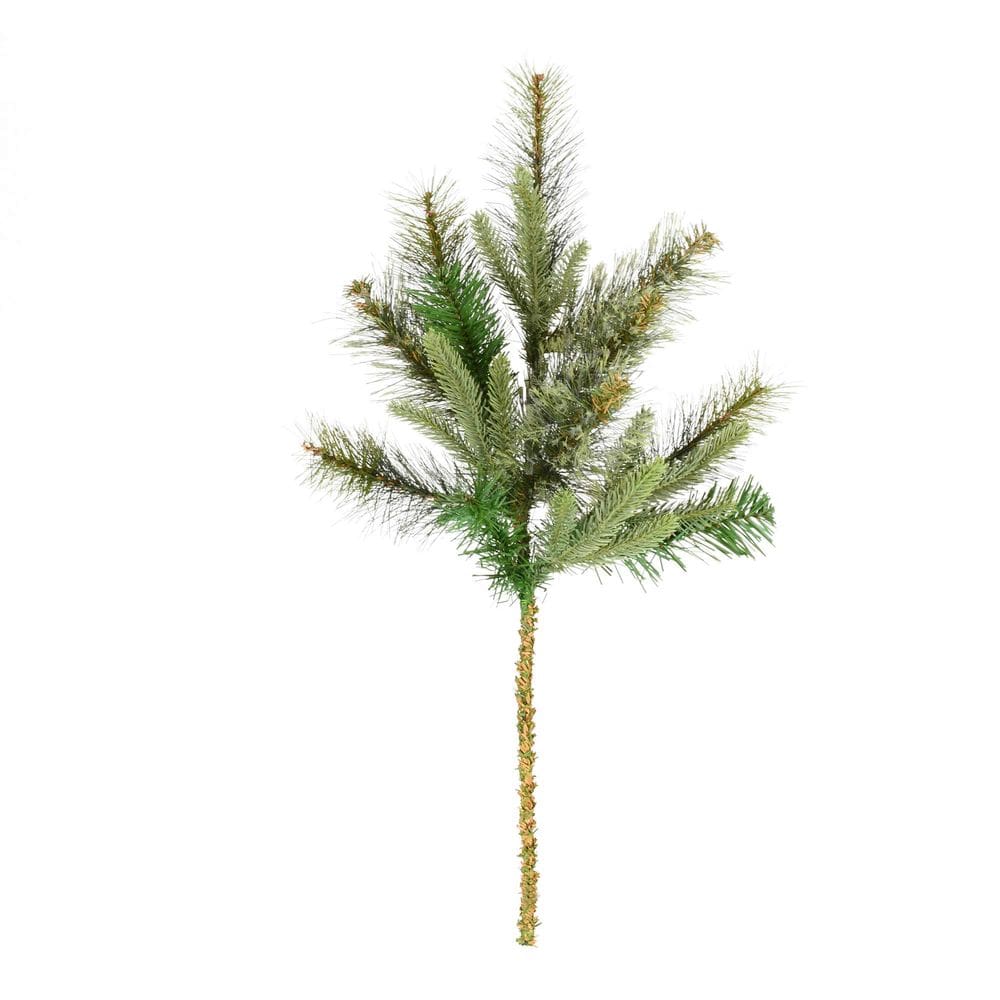 Spray de Natal artificial Vickerman Cashmere Pine 61 cm, pacote com 4