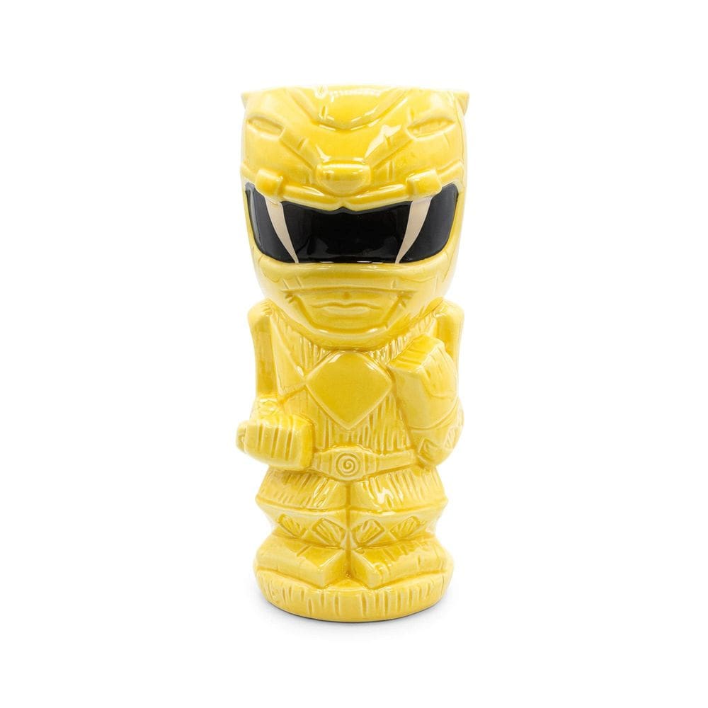 Caneca de cerâmica Power Rangers Geeki Tikis Yellow Ranger 450ml