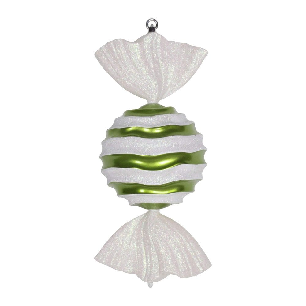 Enfeite suspenso Vickerman 47 cm Lime White Glitter