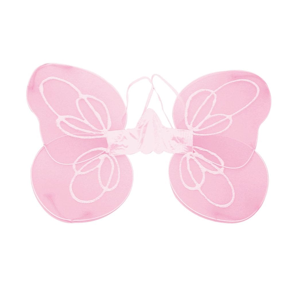 Fantasia de asas de anjo, traje de RG, chiffon rosa