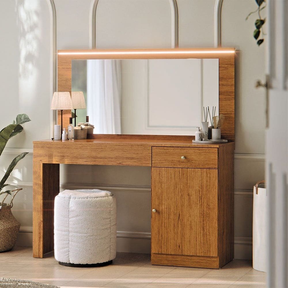 Escrivaninha Penteadeira Camarim Nina Canela