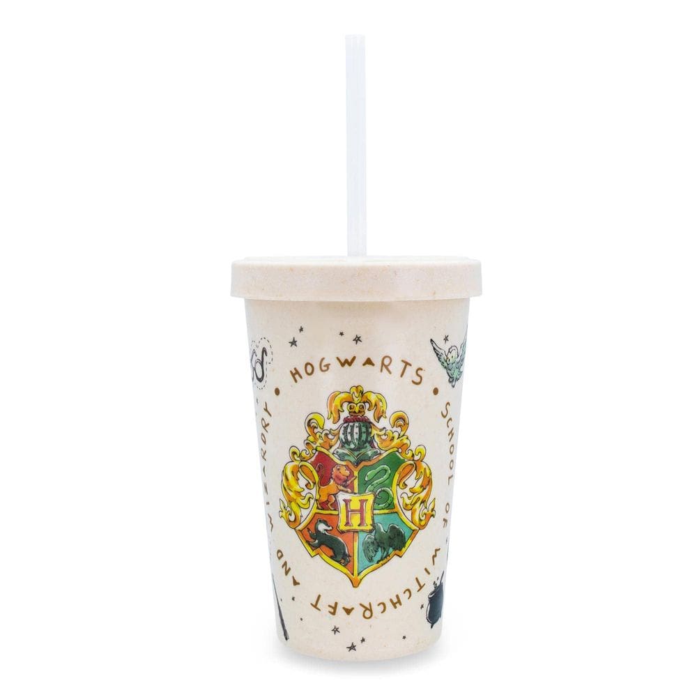 Copo de viagem Silver Buffalo Harry Potter Hogwarts 600ml