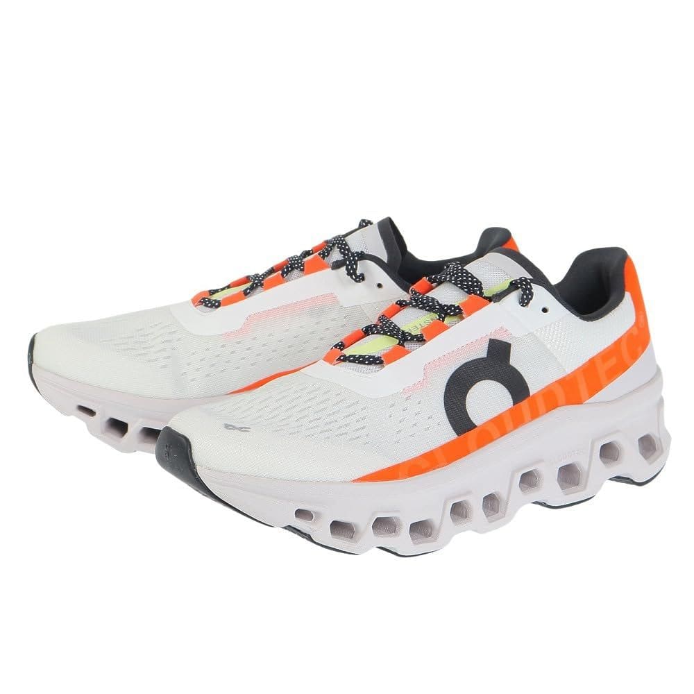 Tênis On Cloudmonster Undyed-White | Flame for Men