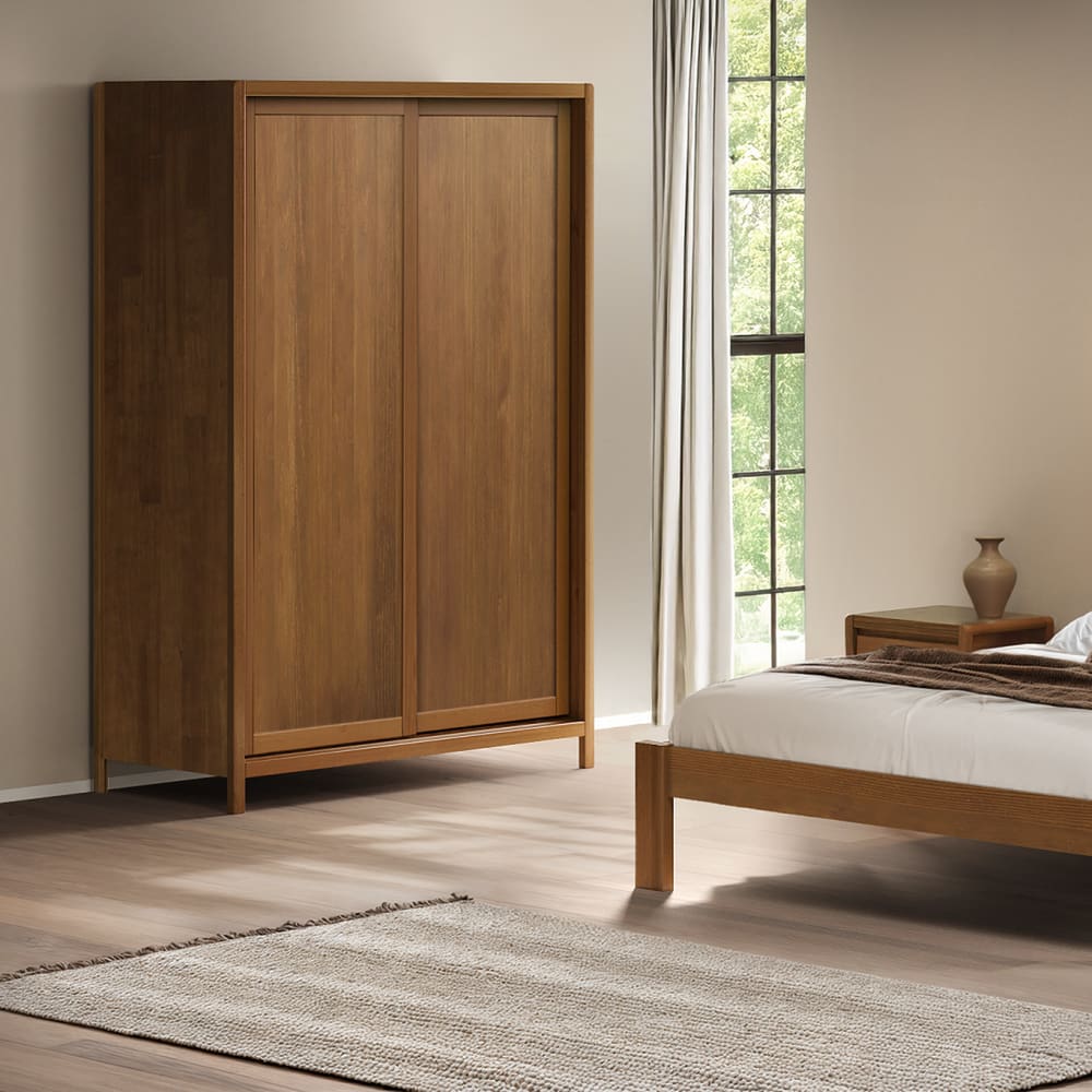 Guarda-roupa Modulado 2 Portas Modena Amendoa