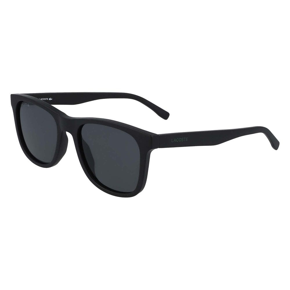 Óculos de sol Lacoste L929SE Preto fosco retangulares 53mm