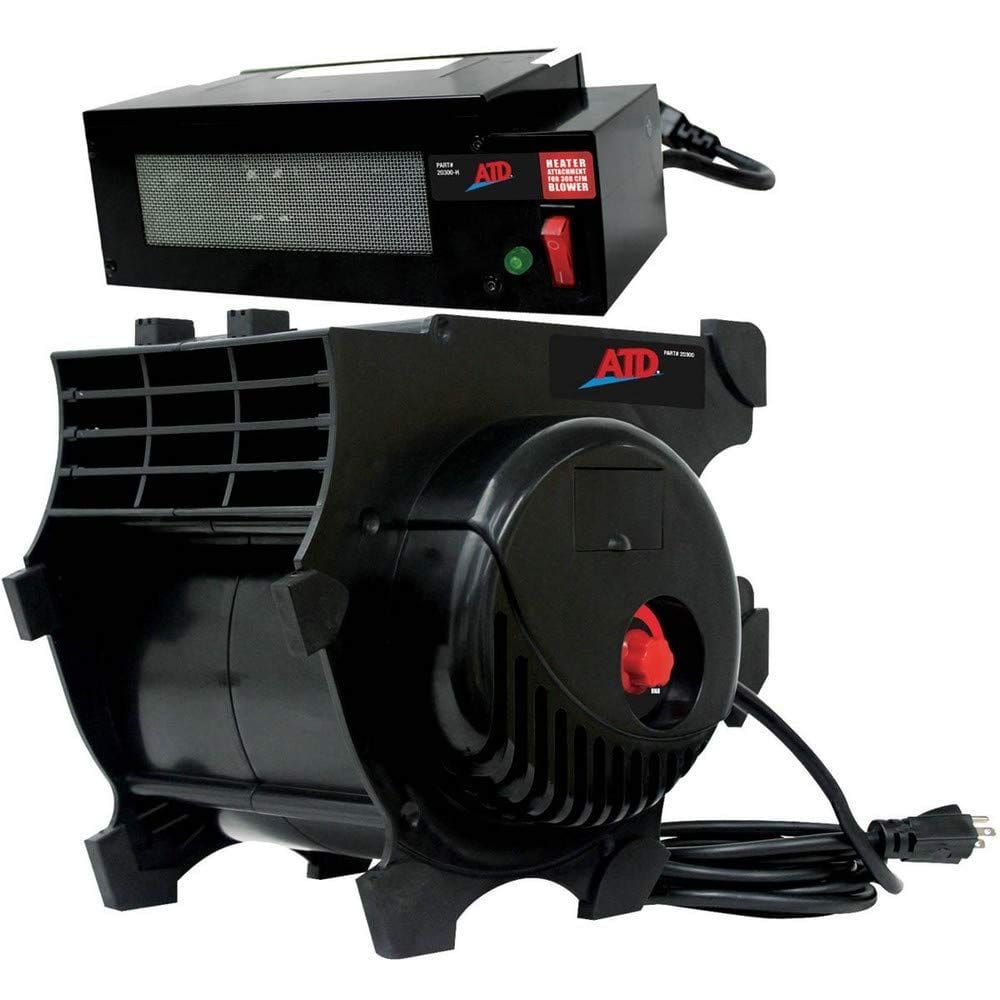 Ventilador de ar ATD 40300HTR 300m³/h com acessório de aquecedor