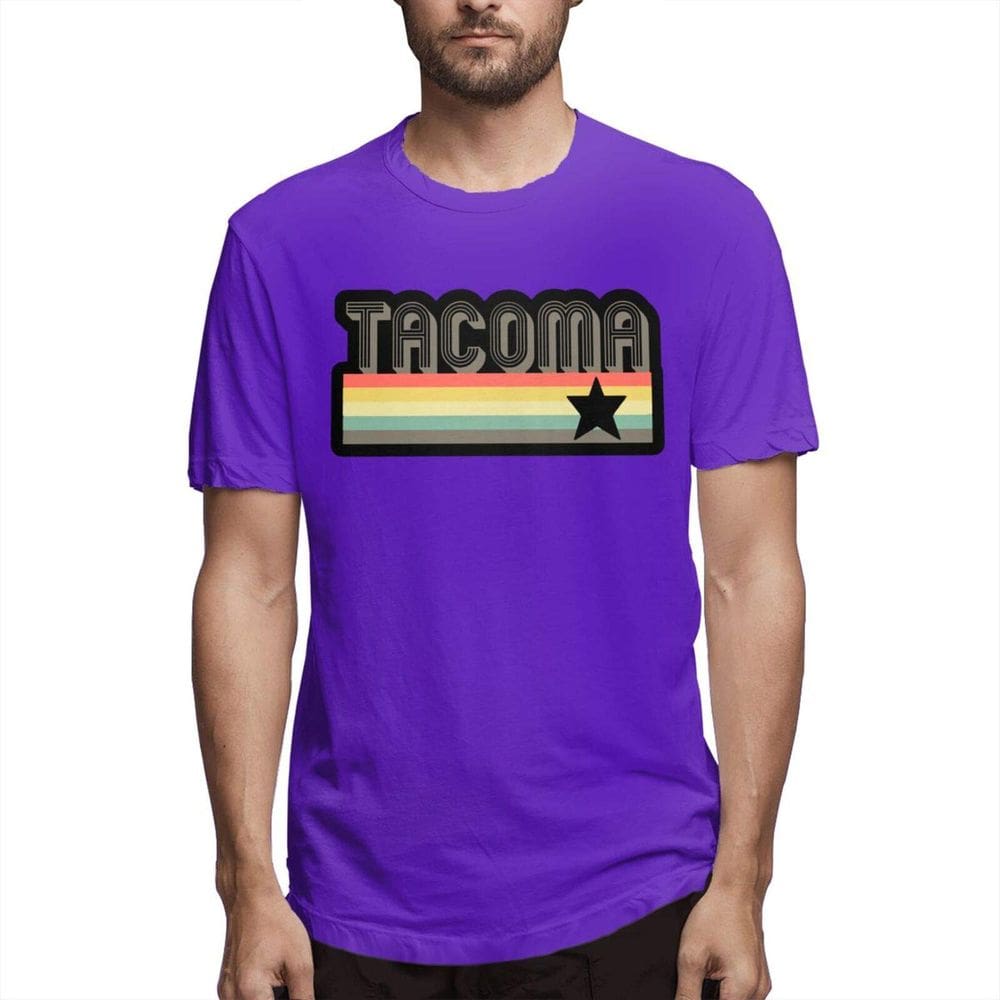 Camisa Disney Tacoma City Retro 70s Roxa