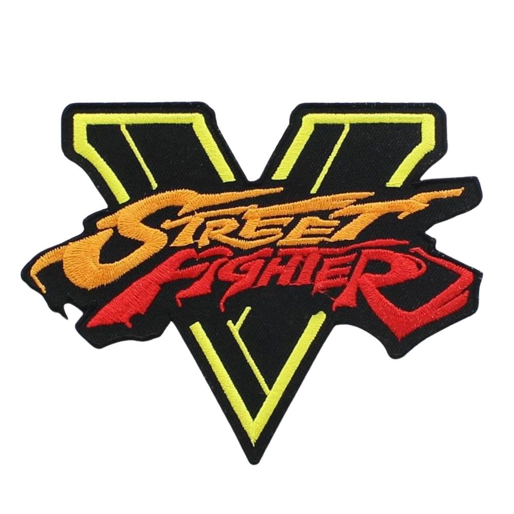 Logotipo bordado em tecido Patch Street Fighter V