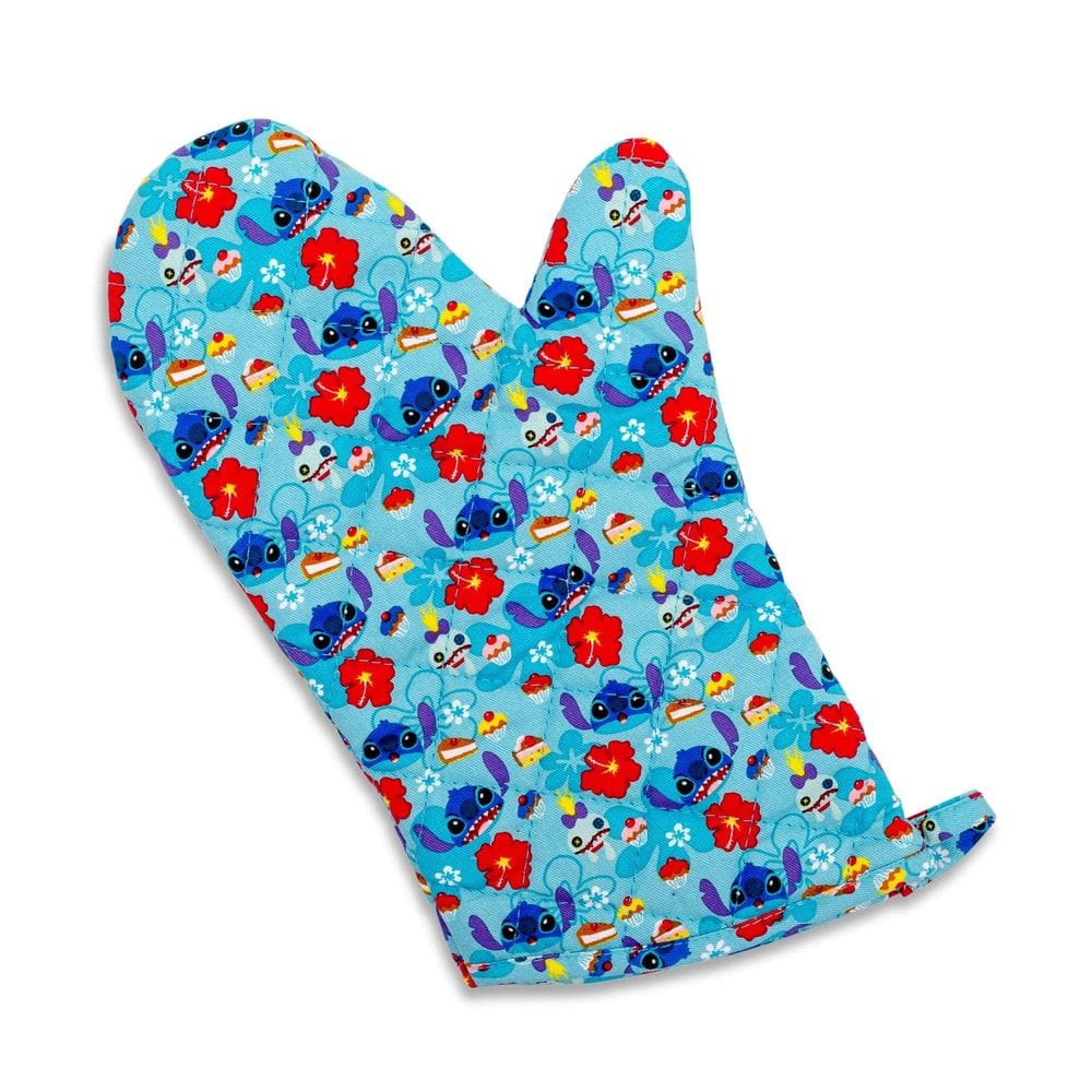 Porta-panelas Disney Lilo & Stitch Kitchen Oven | Luva grossa resistente ao calor para cozinhar