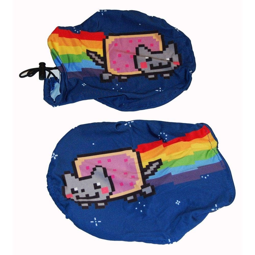Capa de espelho lateral de carro JUST FUNKY Nyan Cat oficialmente licenciada