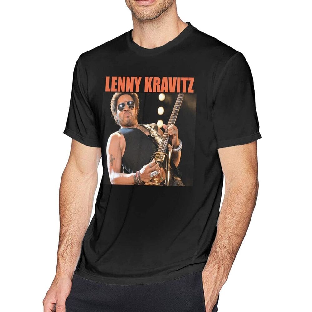 Camiseta PADIDA Lenny Kravitz GG para homens preta