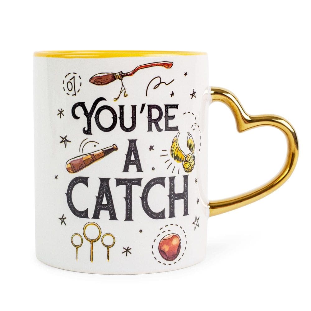 Caneca de cerâmica Silver Buffalo Harry Potter Quite a Catch 414ml