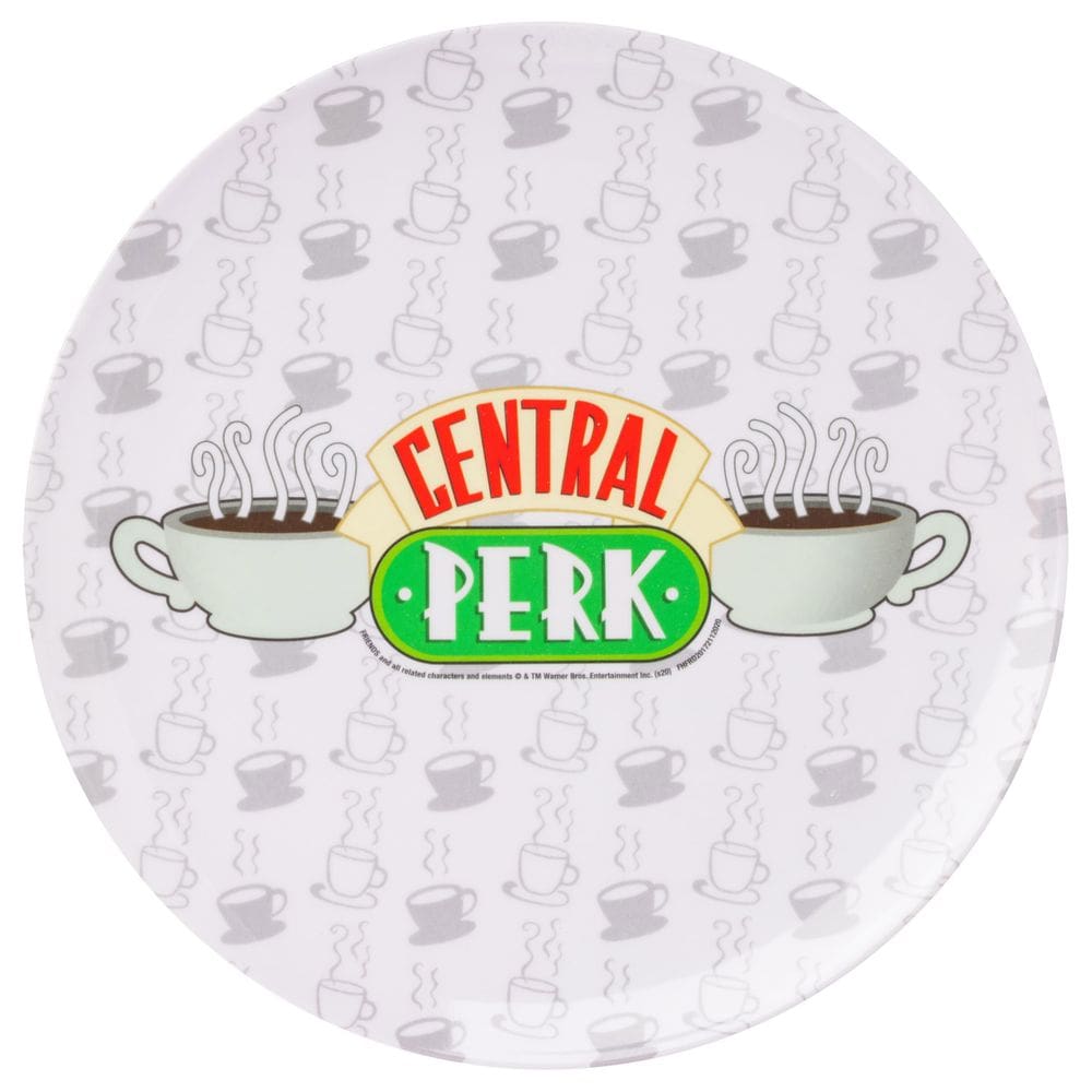 Conjunto de pratos Silver Buffalo Friends Central Perk, pacote com 4, 25 cm
