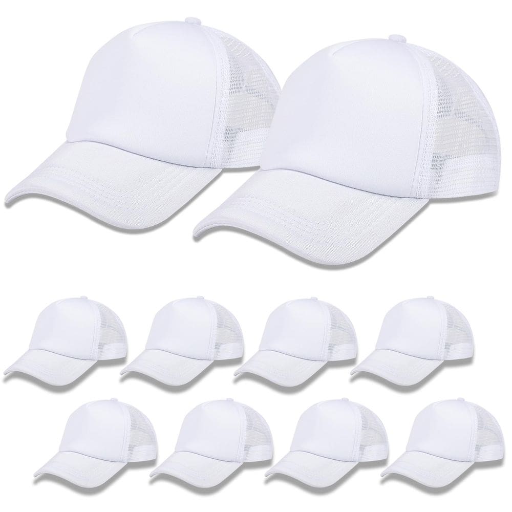 Boné de beisebol OKBA Sublimation Blank Polyester Mesh Trucker