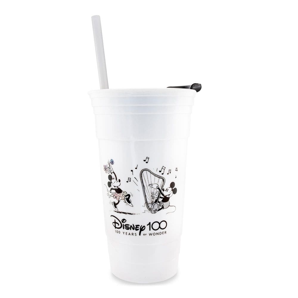 Copo de viagem Silver Buffalo Disney Mickey Minnie 32ml