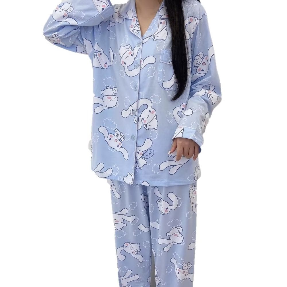 pijamas Anime Impressão Padrão Criatividade Cinnamoroll Dog