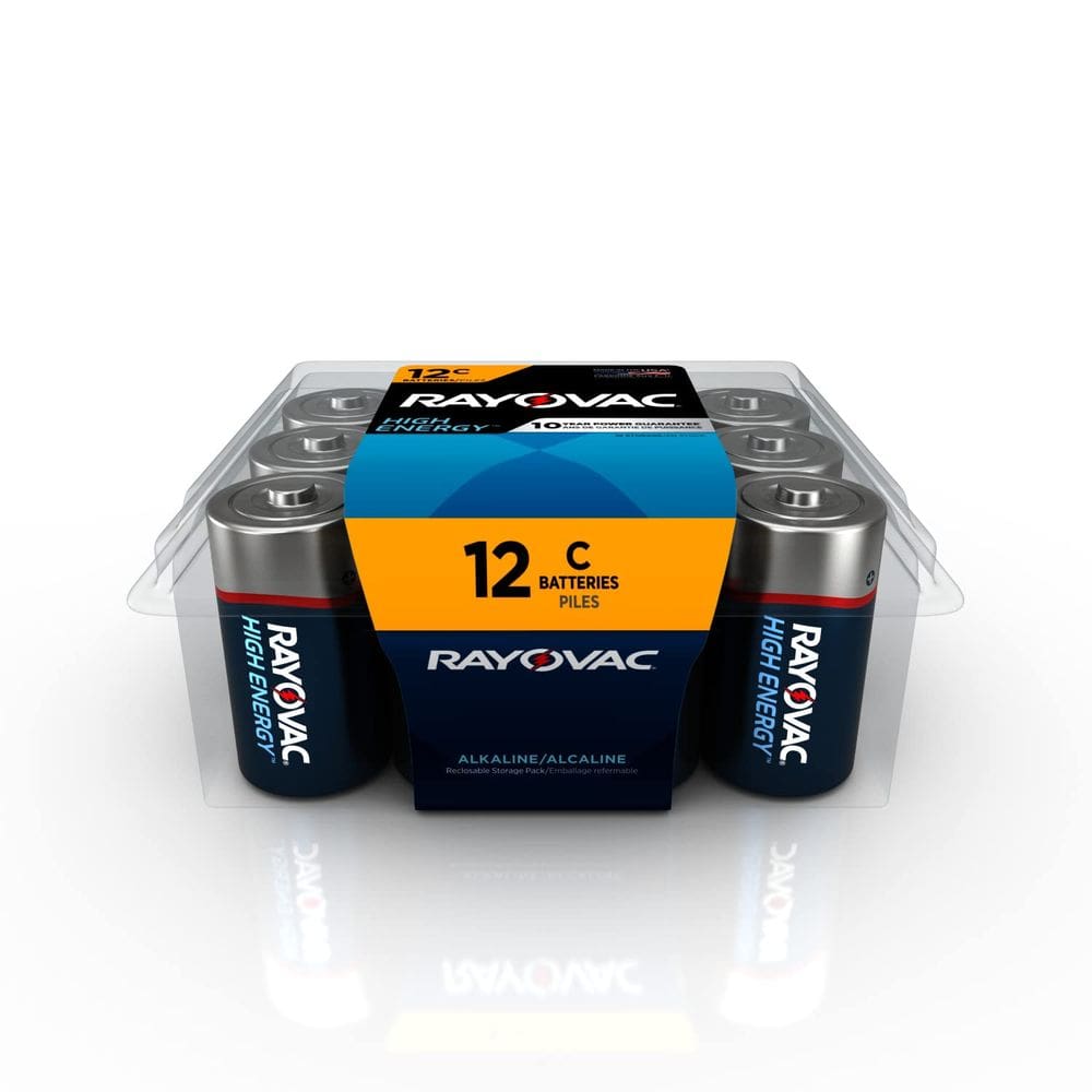 Bateria Rayovac C Cell 12 unidades alcalina de alta energia